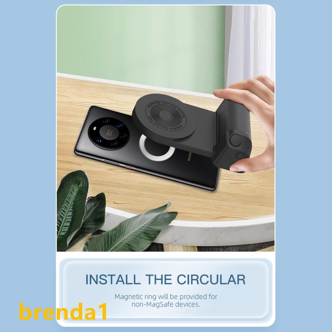 Giá Đỡ Máy Ảnh Selfie Bluetooth Không Dây Có Tay Cầm Nam Châm Thông Minh