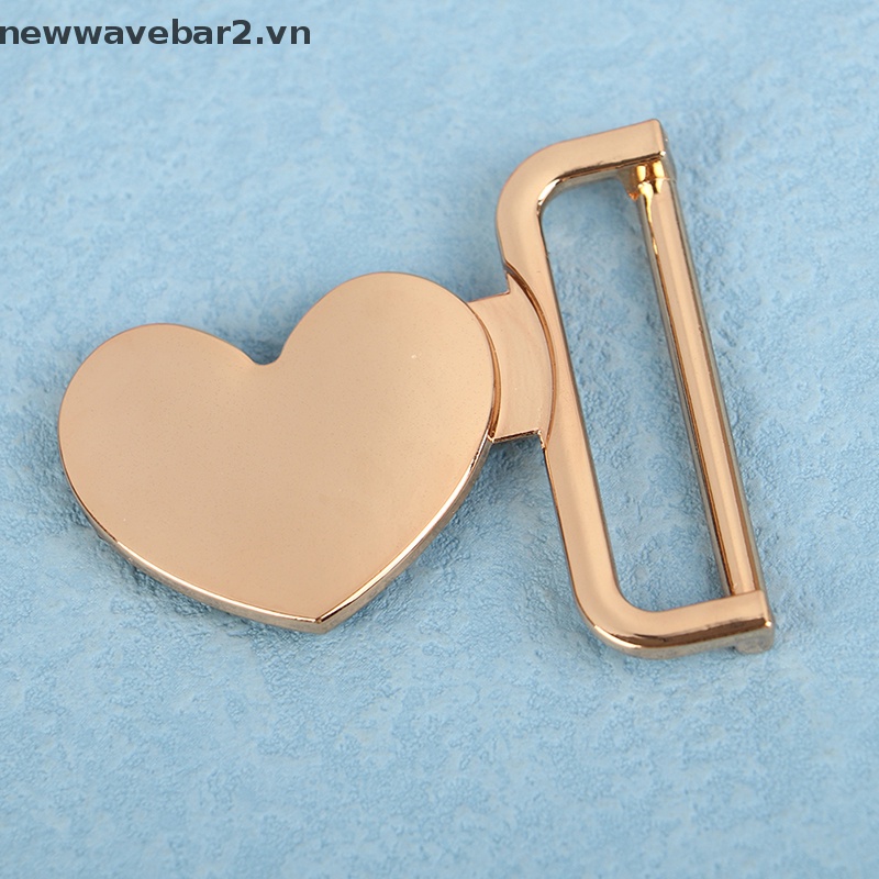 Khóa Thắt Lưng Hình Trái Tim Bằng Kim Loại 30 / 40mm Chuyên Dụng