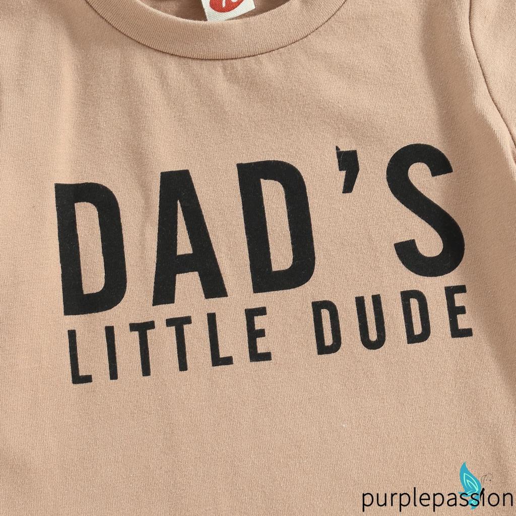 Bộ Áo Thun Tay Ngắn Cổ Tròn Phối Quần Short Dây Rút Thời Trang Cho Bé Trai