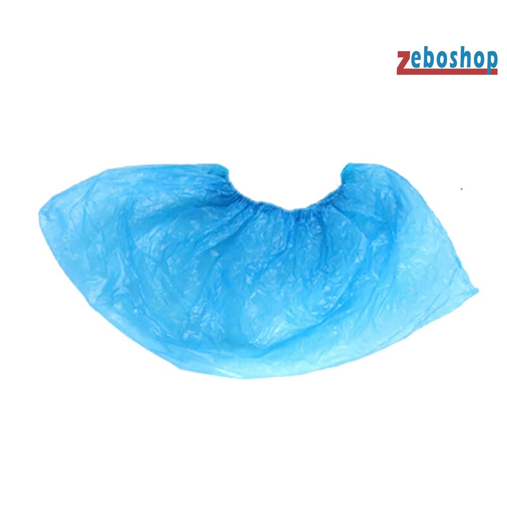 Zeboshop 200 Vỏ Bọc Giày Đi Mưa Chống Nước Dùng Một Lần Co Giãn