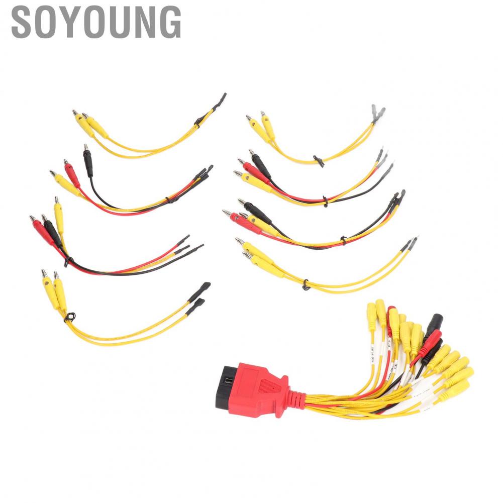 Soyoung OBD2 Diagnostic Cable  Aging Universal High Flexibility Easy Installation Male Connectors Professional for Car