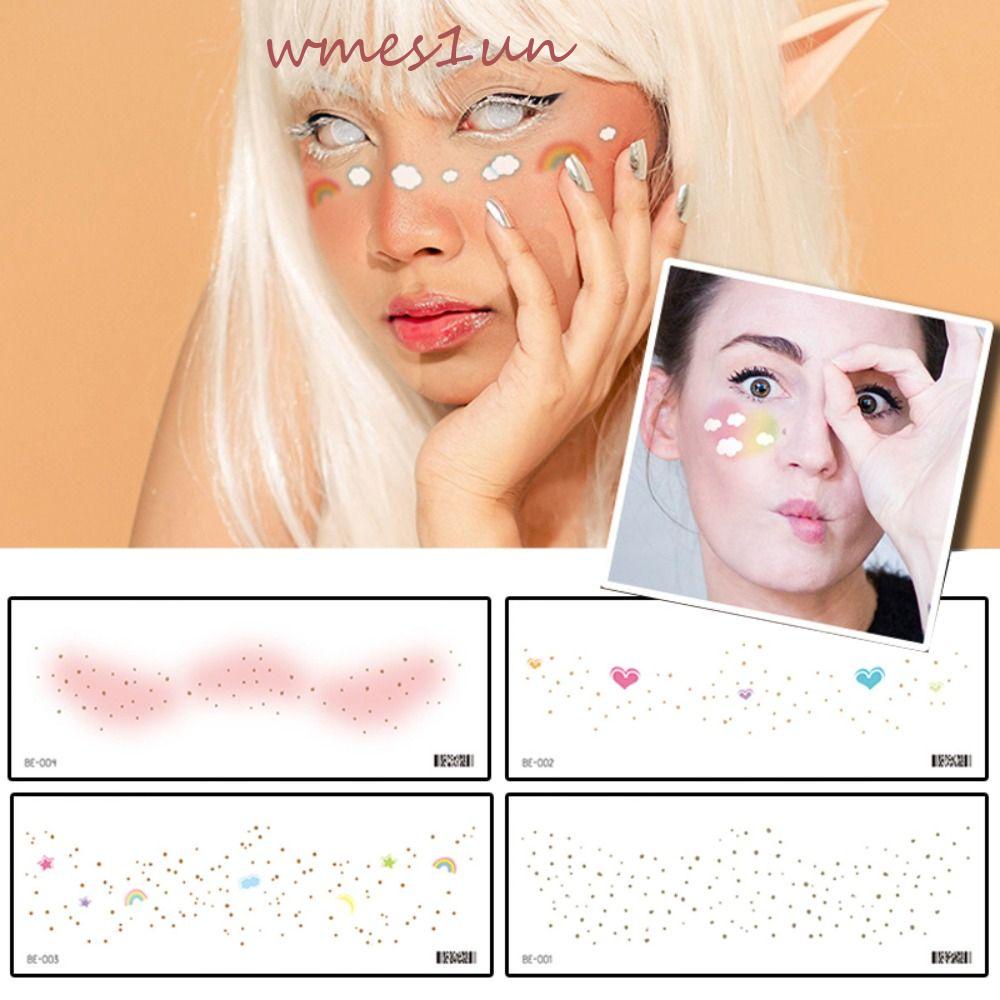 Sticker Dán Mặt WMES15H Chống Thấm Nước Họa Tiết Dễ Thương