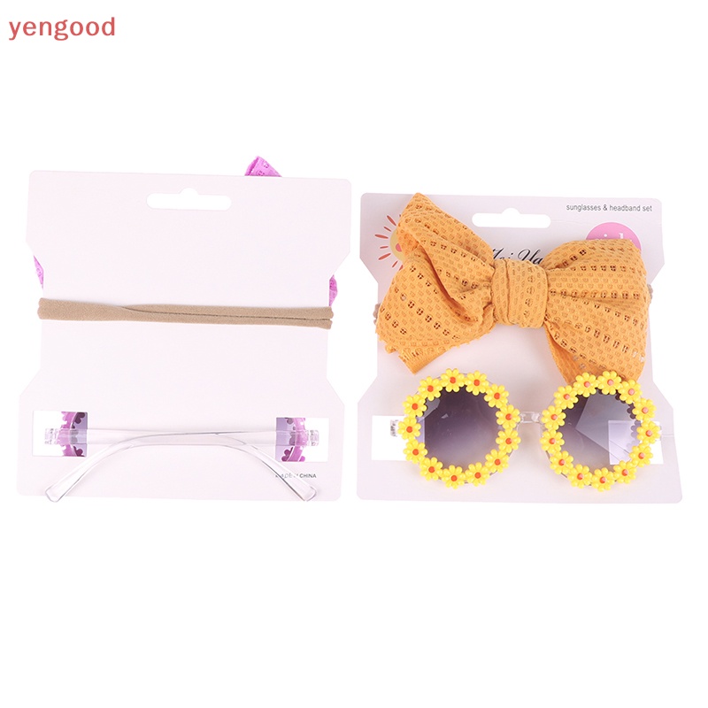 (YGD) Kính Râm Đính Nơ Không Gọng Dành Cho Trẻ Em