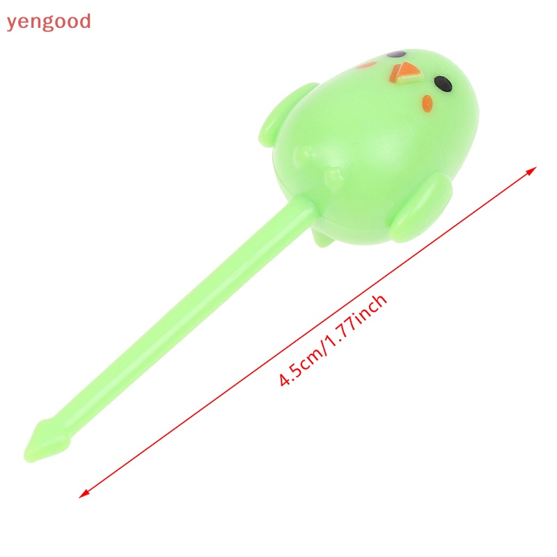 Bộ 6 Nĩa Ăn Trái Cây Hình Gà Con Dễ Thương Cho Bé