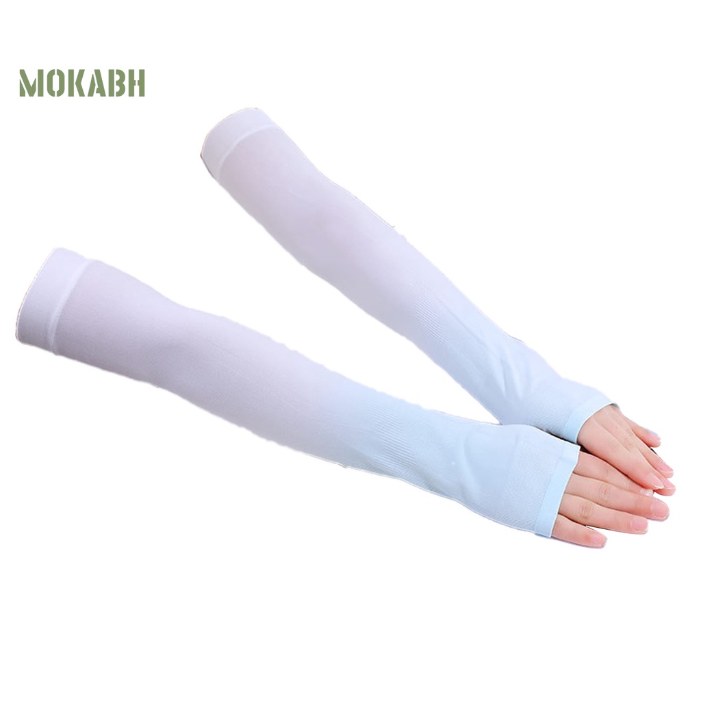 1 Cặp Ống Tay Áo Bằng Lụa Lạnh Màu Sắc Gradient Dành Cho Nam Và Nữ