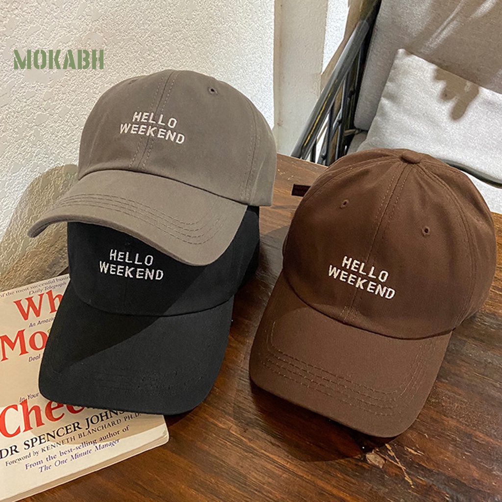 Mũ Lưỡi Trai Thêu Chữ Phong Cách Nhật Bản Thời Trang Xuân Hè Cho Nữ