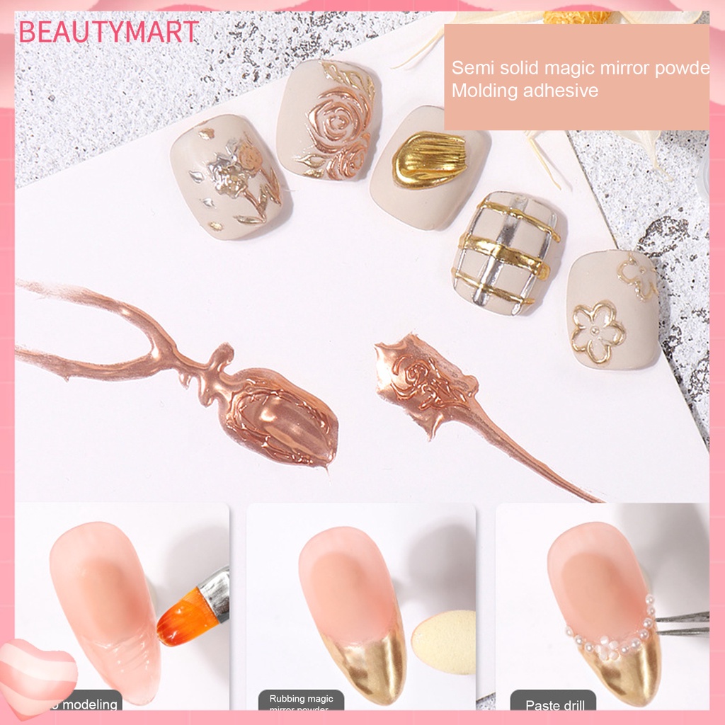 Gel Sơn Móng Tay 8g Hiệu Ứng Pha Lê Bán Trong Suốt 3D Cho Salon