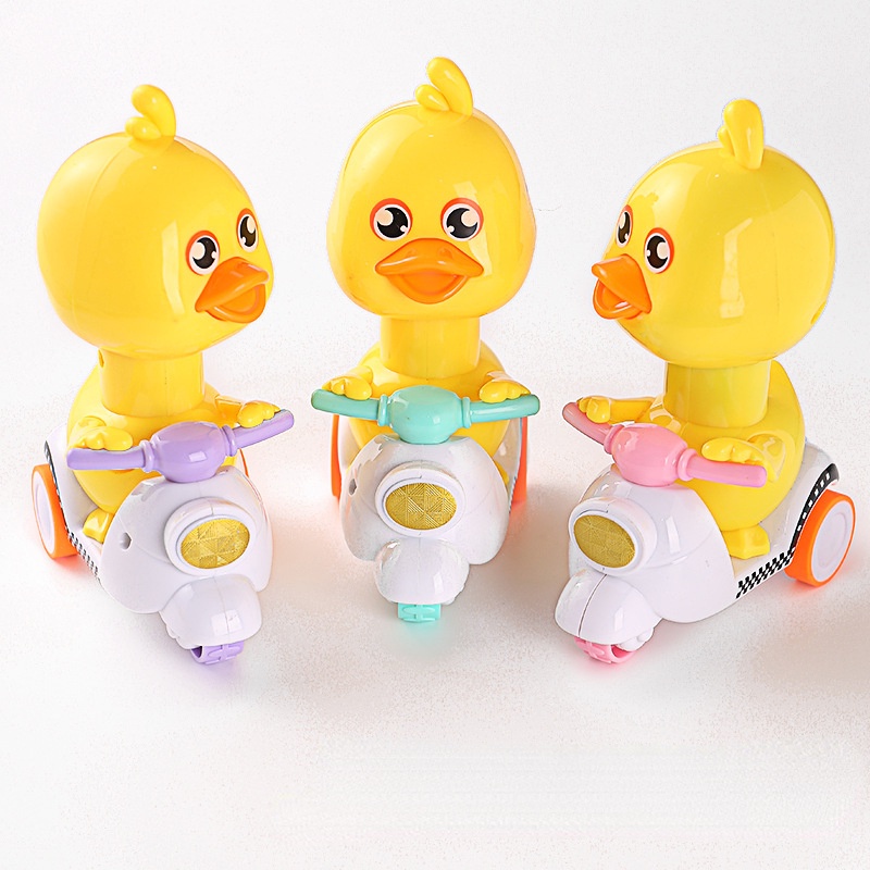 Đồ Chơi Xe Máy Trượt Vịt Vàng Nhỏ Mới Cho Trẻ Em