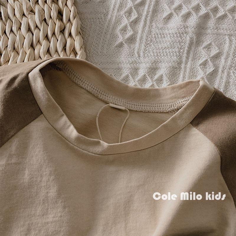 Áo Thun Cotton Ngắn Tay Phối Màu Thời Trang Mùa Hè Cho Bé trẻ em