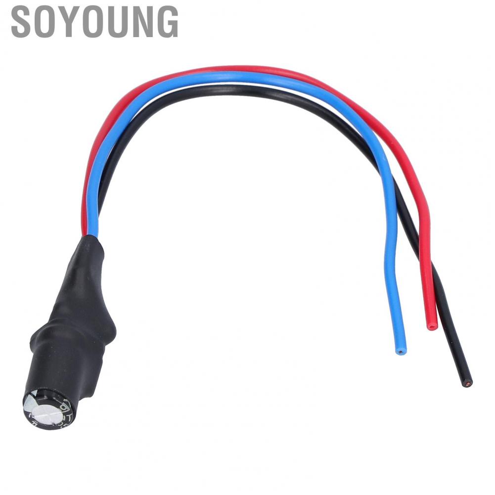 Soyoung Reverse  Signal Filter 12V Relay Capacitor Rectifier Cable for Germany/American Car Series