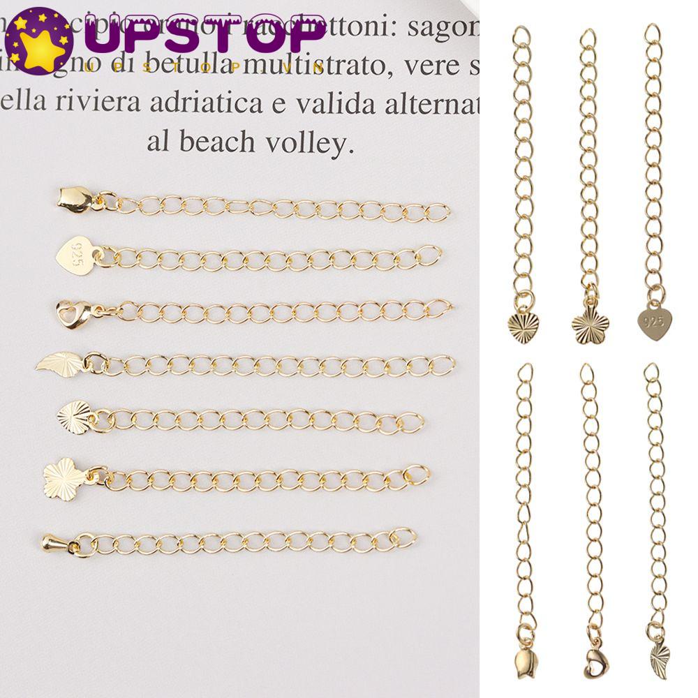 Set 5 Phụ Kiện Đuôi Nối Dài Dây Xích Làm Trang Sức Thủ Công