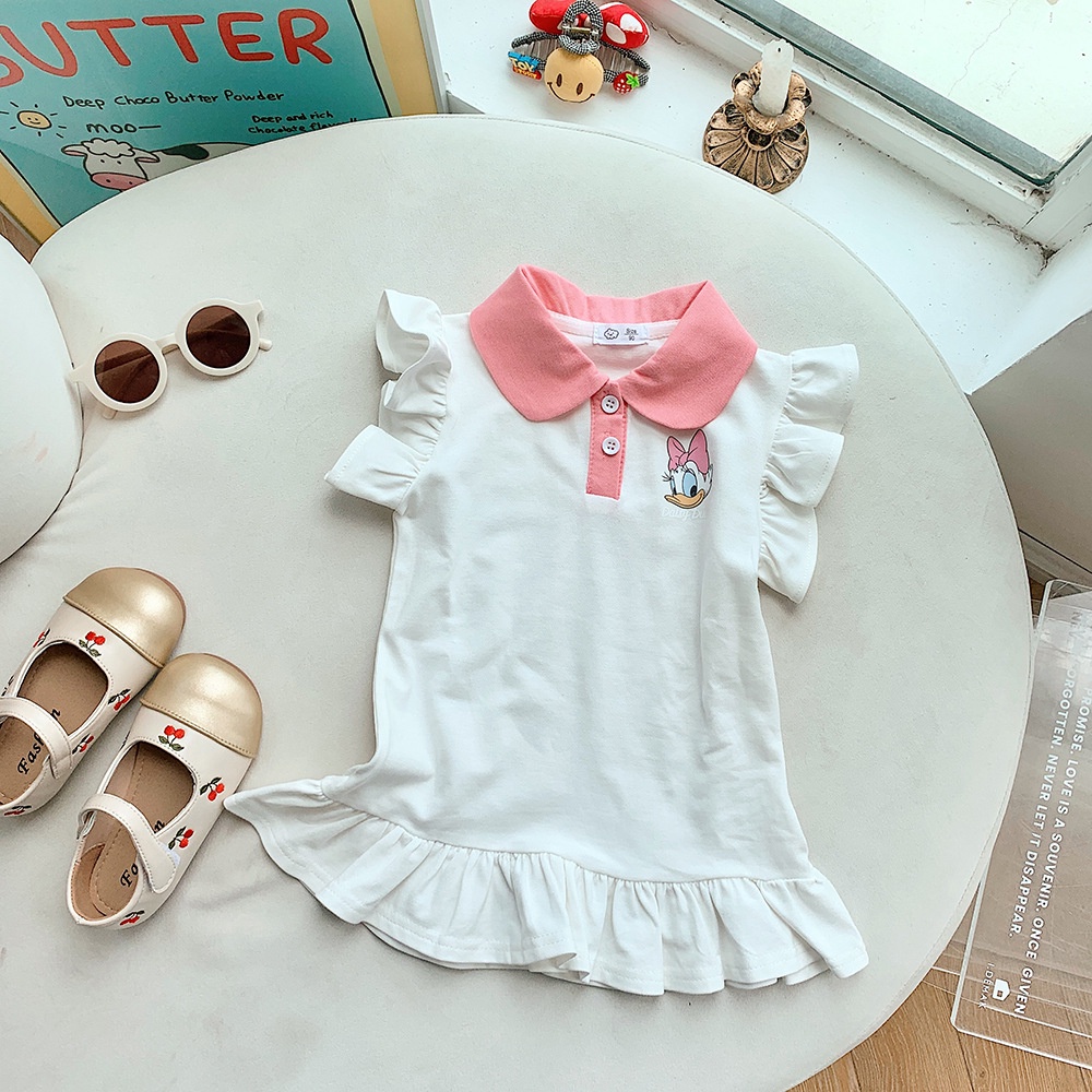 Đầm Công Chúa Mùa Hè Phong Cách Mới Cho Bé Gái