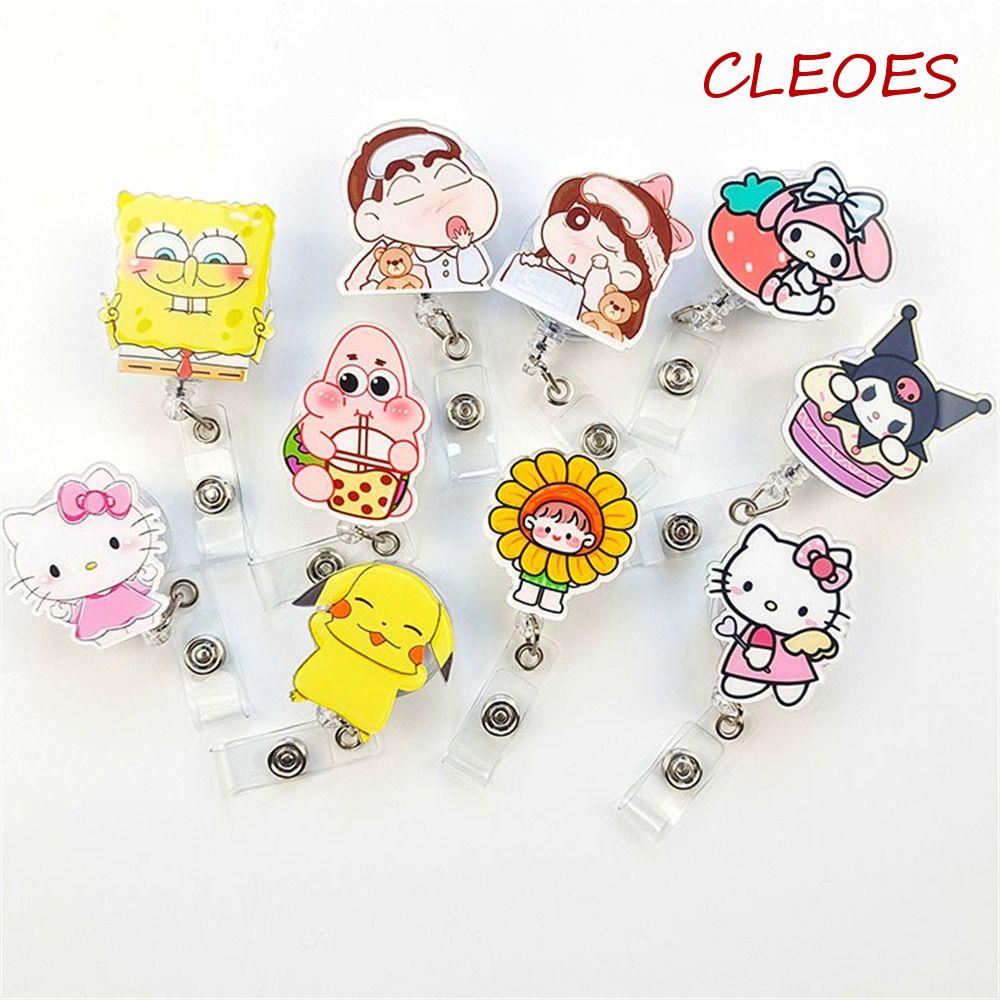 Giá Đỡ Gắn Huy Hiệu Hình Mèo Hoạt Hình Có Thể Thu Gọn