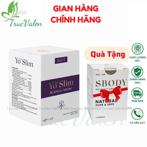 Giảm Cân Yo Slim B.O.T Chính Hãng Yoslim Giảm Cân An Toàn Hiệu Quả