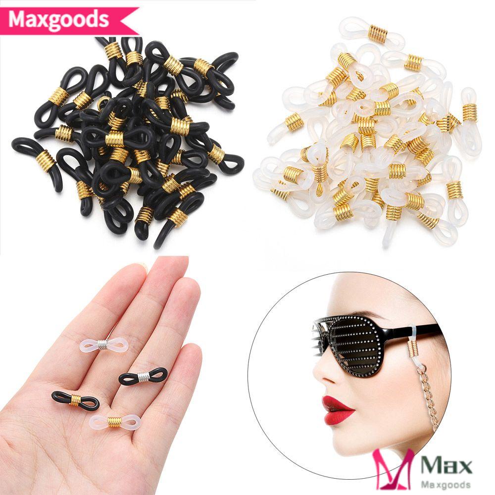 MAXG Set 50 Dây Giữ Mắt Kính Màu Trắng Có Thể Điều Chỉnh