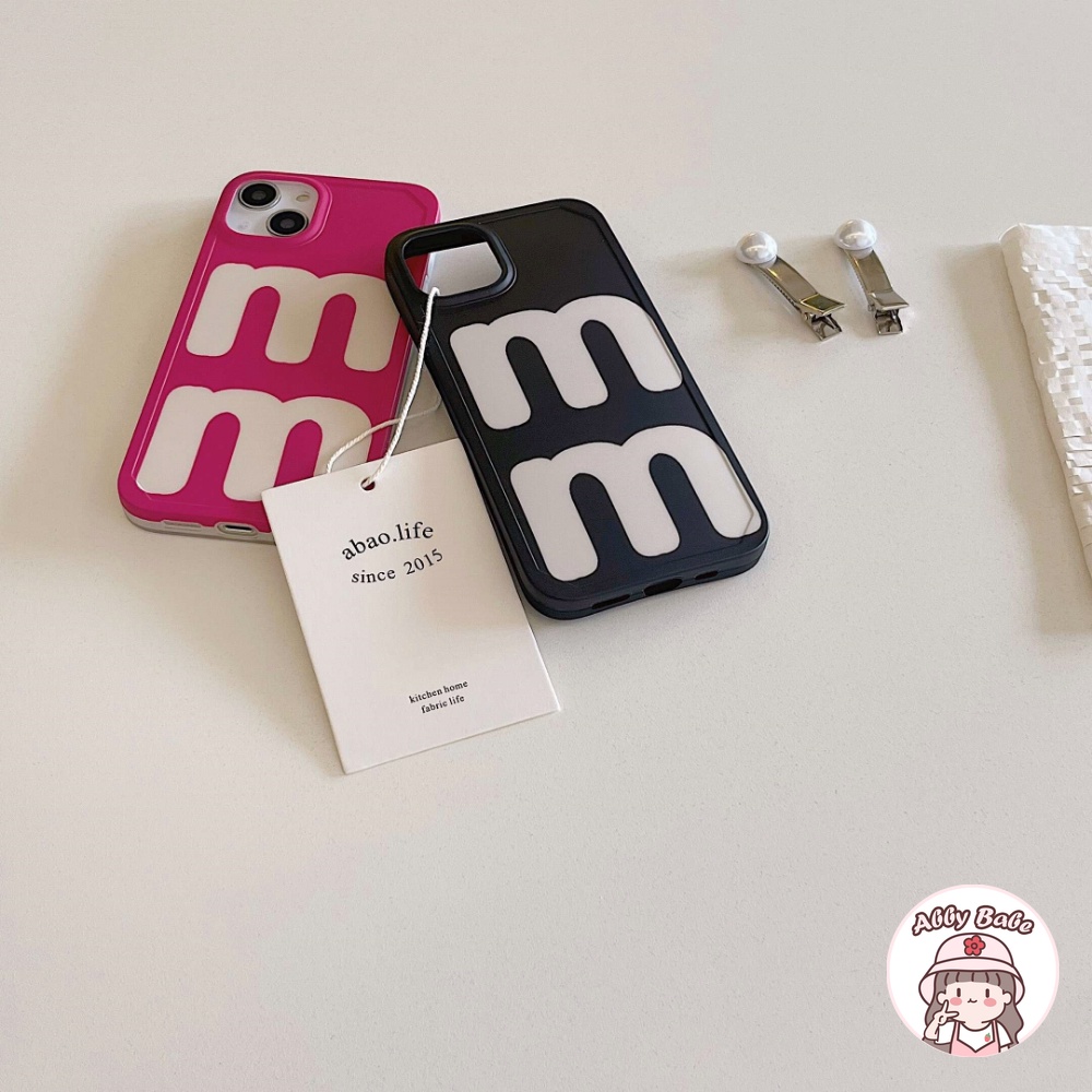 Ốp Điện Thoại IMD Mềm Nhám Màu Đen In Chữ Đơn Giản Chống Dơ Cho IPhone 14 Pro Max 11 12 Pro Max