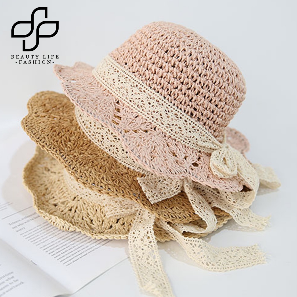 Mũ Vành Tròn Rỗng Điều Chỉnh Được Thời Trang Xinh Xắn Cho Bé Gái