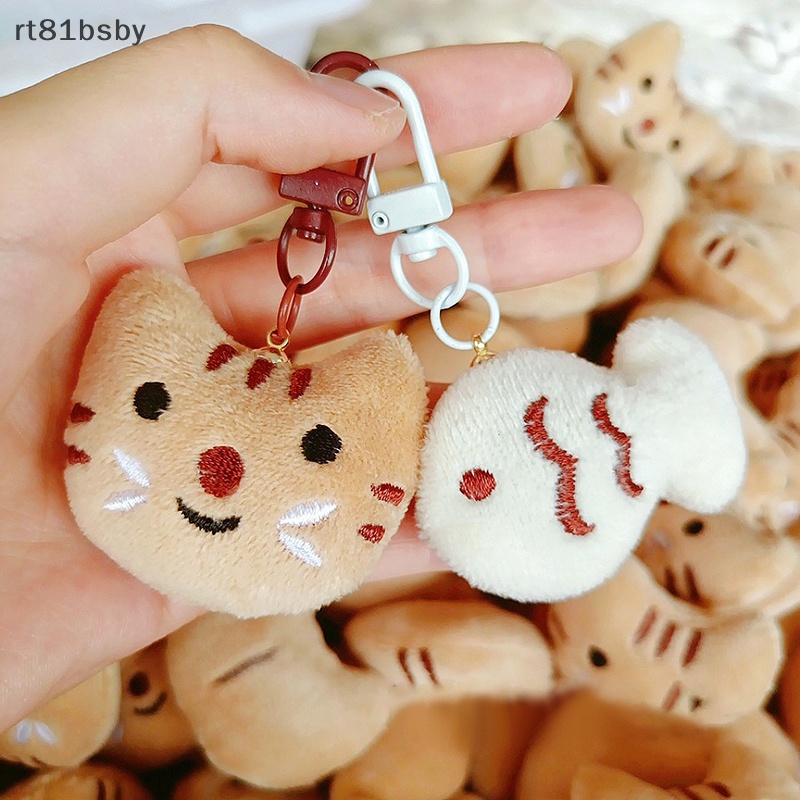 Móc Khóa Hình Mèo Nhồi Bông Hoạt Hình Đáng Yêu