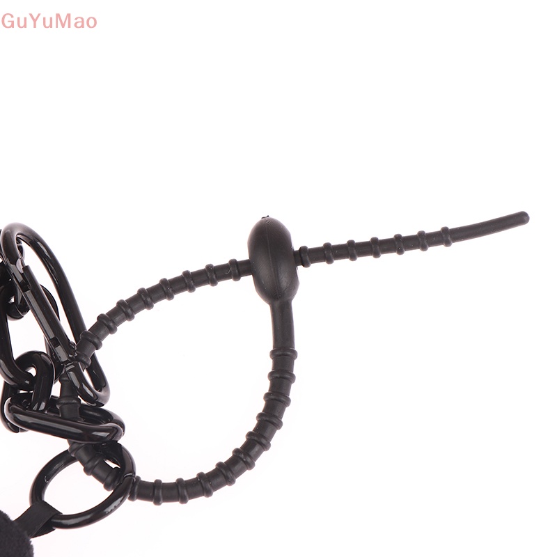 [cxGUYU] Móc Khóa Túi Xách Vải Bông Mềm Mại Màu Đen Nhỏ Nhắn Tươi Tắn Sáng Tạo Cho Nữ PRTA