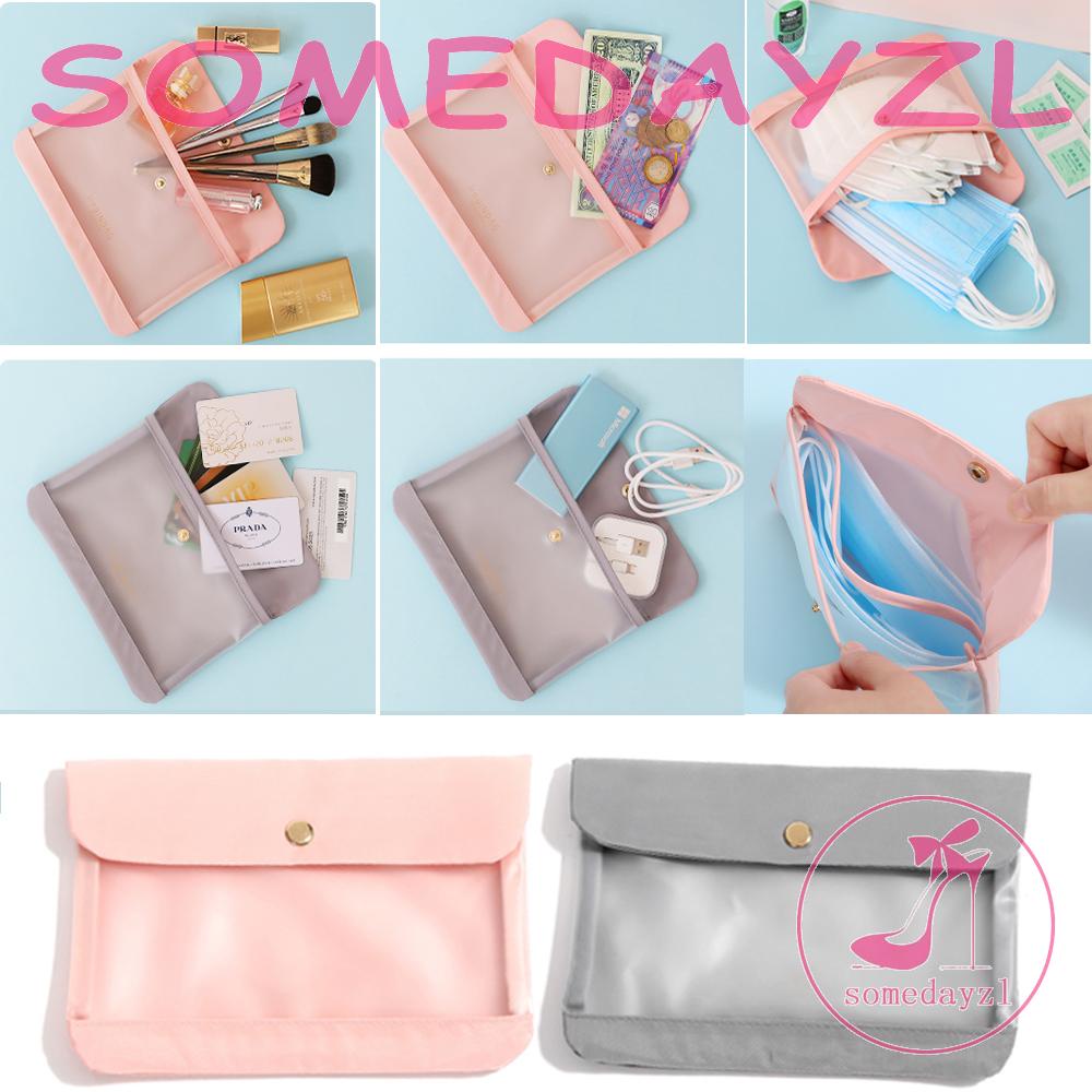 Túi Đựng Mỹ Phẩm Trong Suốt Chống Bụi Tiện Dụng Ốp