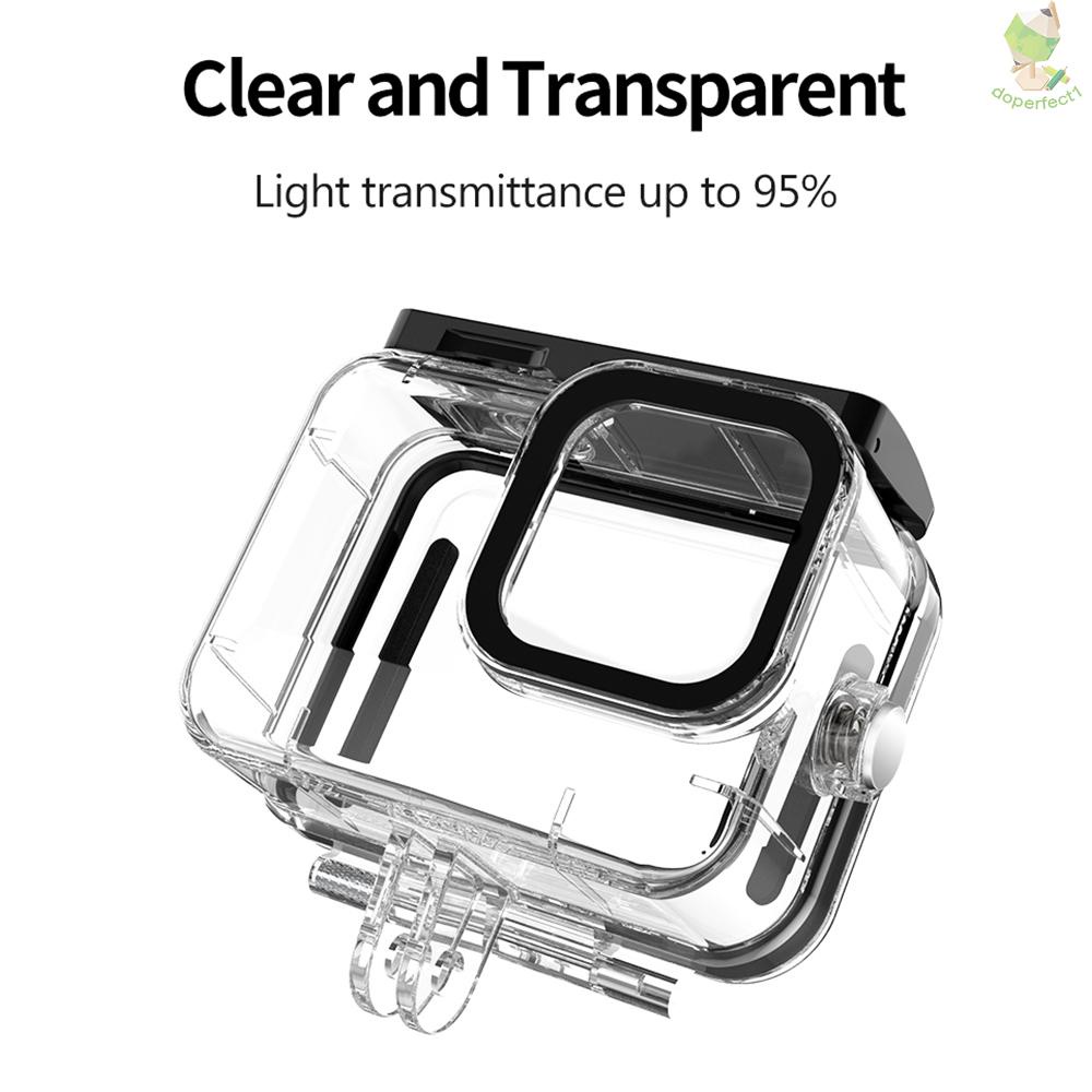 TELESIN Action Camera Protective Waterproof Case Cover Underwater 45m/148ft Diving Housing Underwater Accessories Replac   Came-6.5