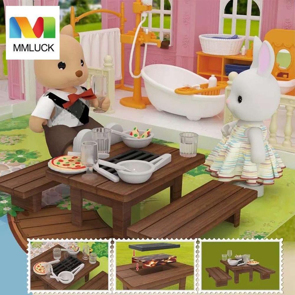 Bể bơi Mini Bằng ABS Trang Trí Nội Thất Cho Nhà Búp Bê 1: 12