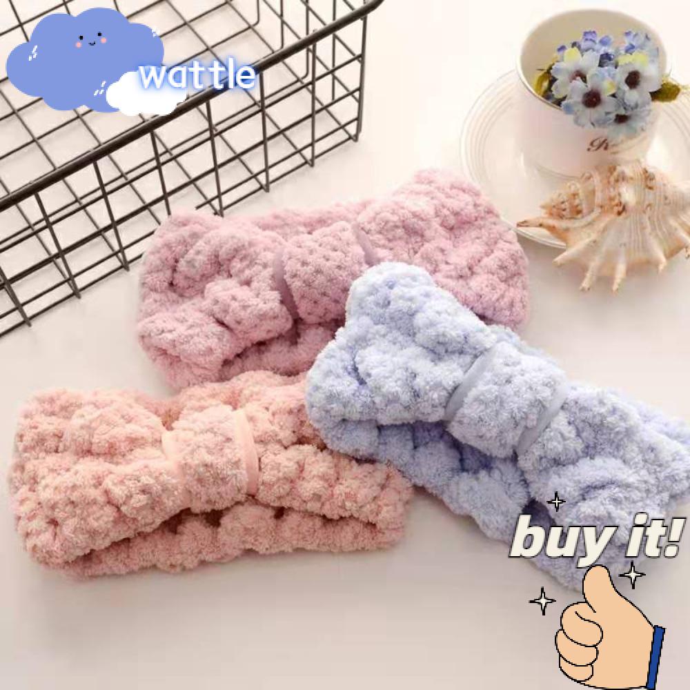 Băng Đô Cài Tóc Thể Thao Thấm Hút Nước Co Giãn Bằng Vải Lông Cừu San Hô Cho Nữ