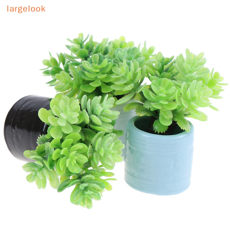 Mô Hình Bình Hoa Giả Bằng Gốm Dùng Trang Trí Nhà Búp Bê