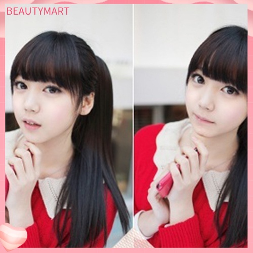 Tóc Giả Đuôi Ngựa Thẳng Dài Có Kẹp Dành Cho Nữ