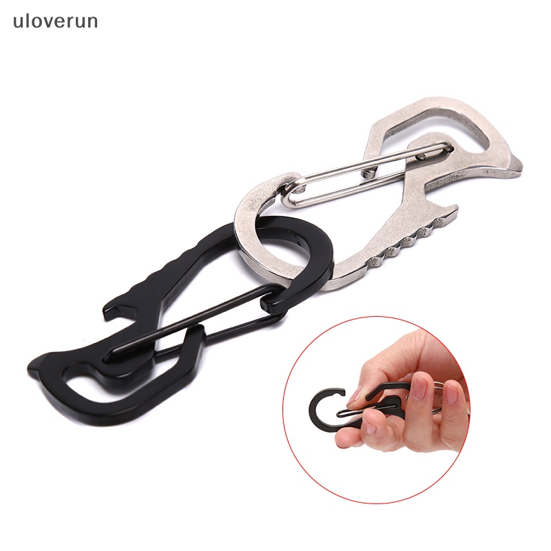 1 Móc Khóa Carabiner Bằng Thép Không Gỉ Tiện Dụng