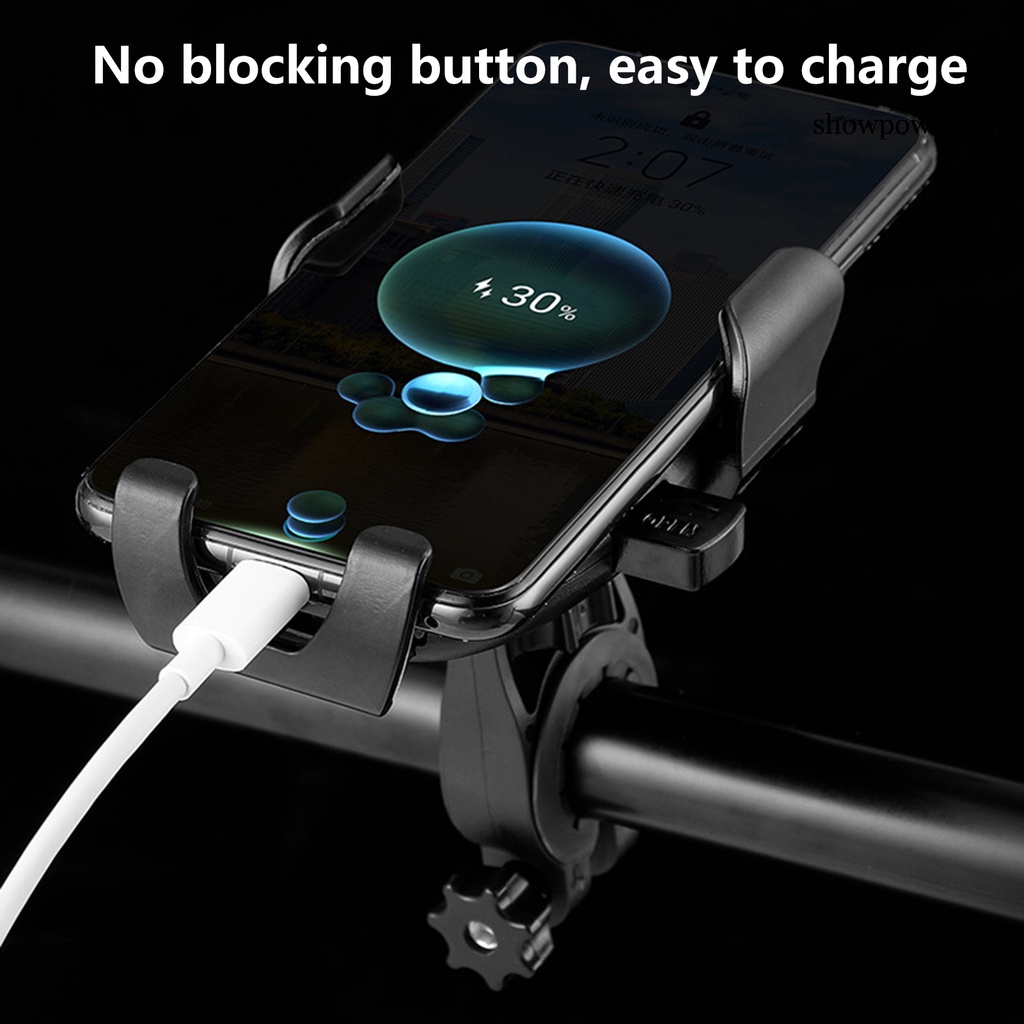 Giá Đỡ Điện Thoại Bằng ABS Chống Sốc Chống Ăn Mòn Tiện Dụng Cho Xe Đạp