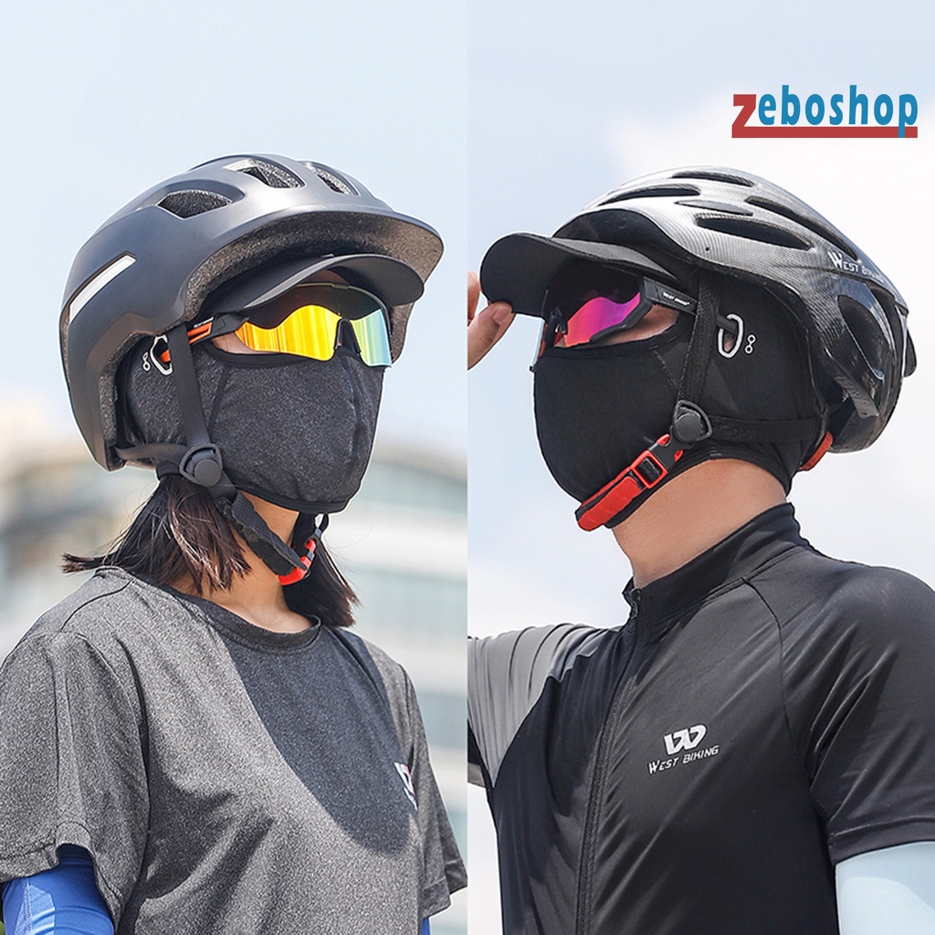 Zeboshop Mũ Trùm Đầu Chống Nắng Chống Bụi Thấm Hút Mồ Hôi Độ Co Giãn Cao Thích Hợp Cho Các Hoạt Động Ngoài Trời