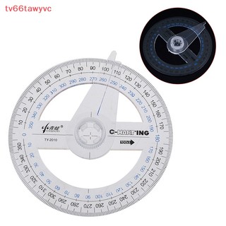 Thước đo góc con trỏ bằng nhựa 360 độ đường kính 10cm cầm tay