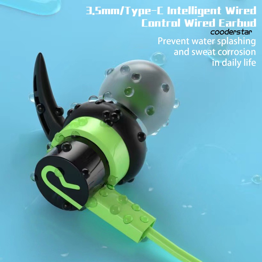 Tai Nghe Nhét Tai Jack 3.5mm / Type-C Chuyên Dụng Cho Điện Thoại Máy Tính