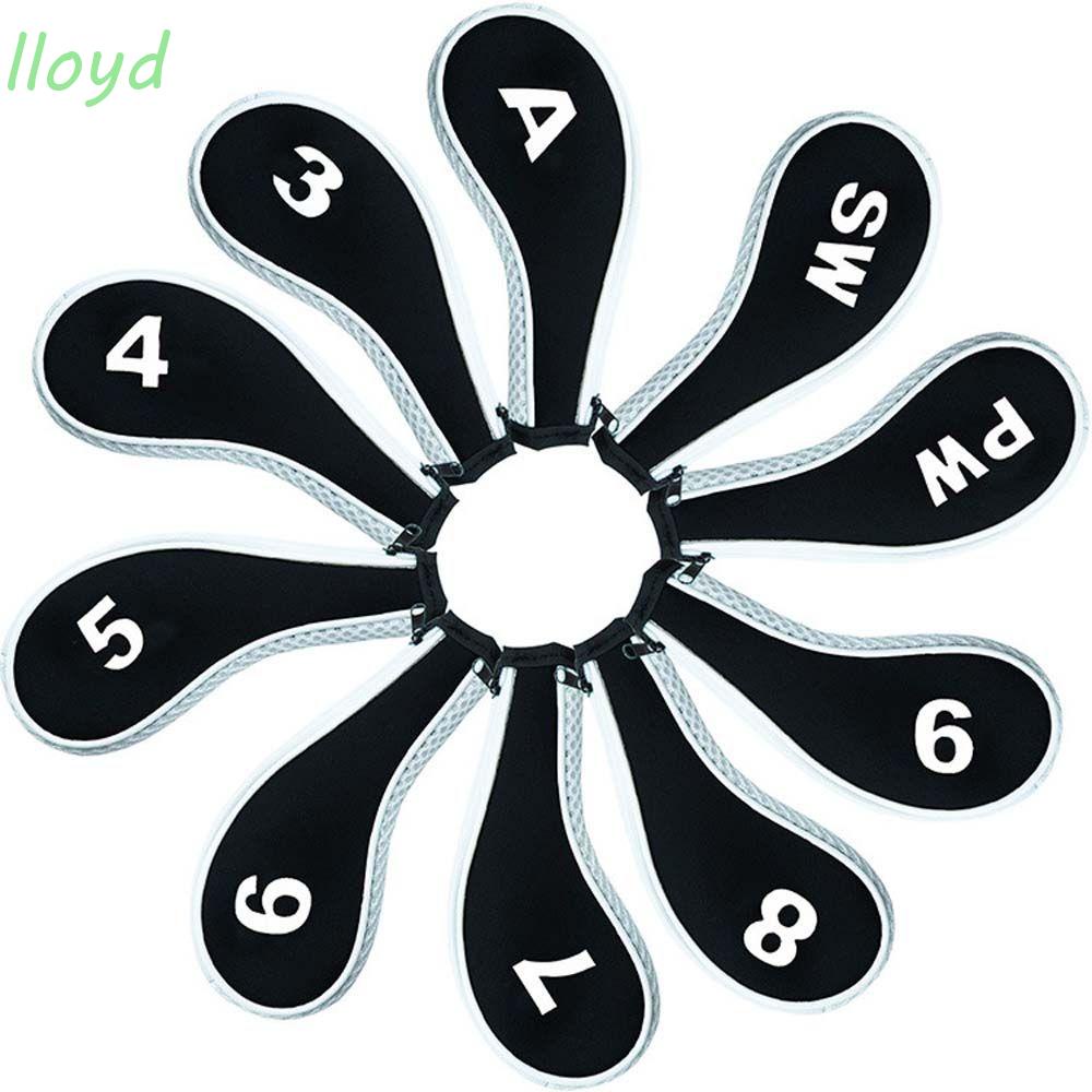 Vỏ Bọc Đầu Gậy Đánh Golf Bằng Sắt Có Khóa Kéo Bảo Vệ Siêu Bền Tiện Dụng