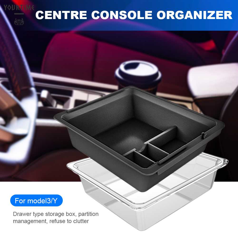 Hộp Đựng Đồ Gắn Tay Vịn Xe Hơi Chống Trượt Tiện Dụng Cho Tesla Model 3 Y