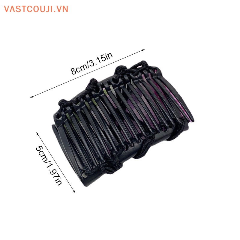 Lược Cài Tóc Co Giãn Phong Cách Vintage Sáng Tạo Cho Nữ