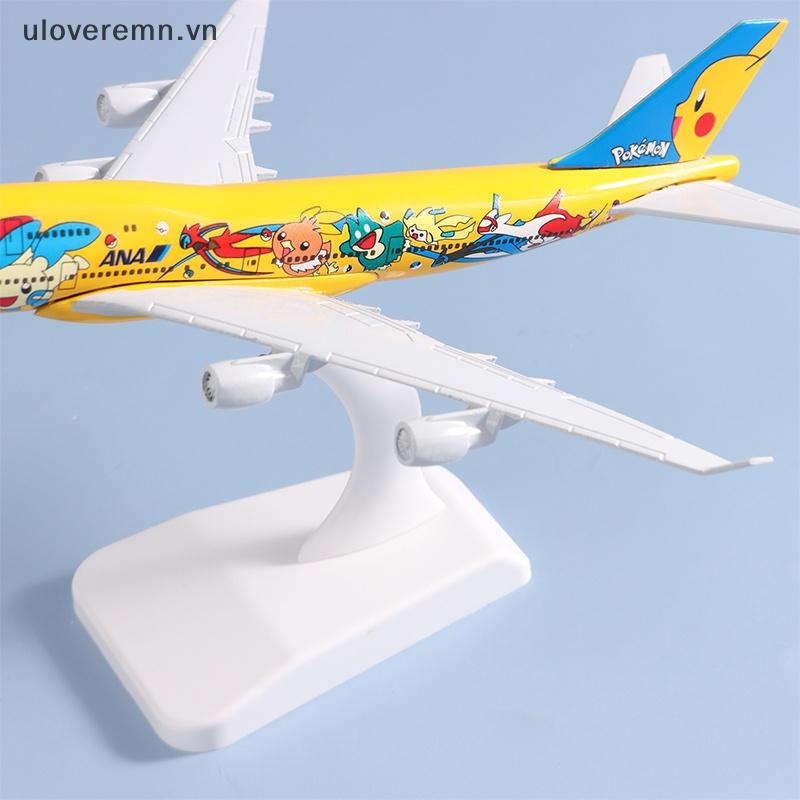 Mô Hình Máy Bay Uloveremn 20cm B747 Bằng Hợp Kim Nhôm