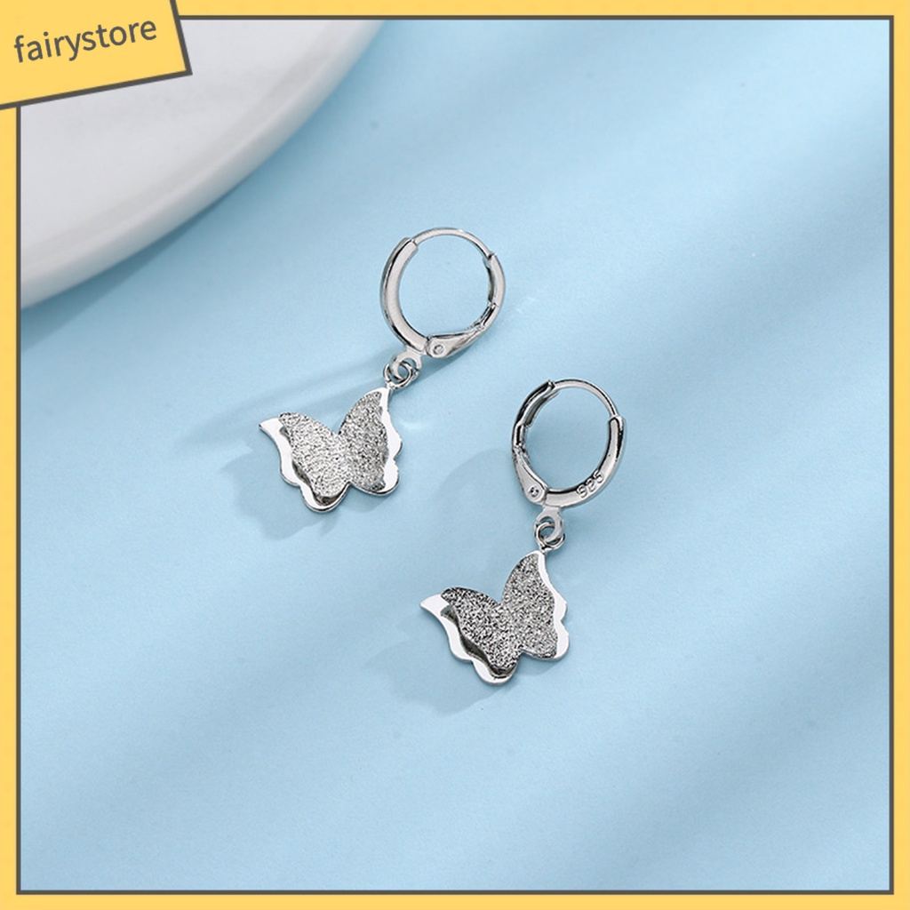 [FRO] 1 Khuyên Tai Vòng Thả Tối Giản Bóng Cao Không Gây Dị Ứng Thời Trang Quà Tặng Cao Cấp Cho Nữ Dating