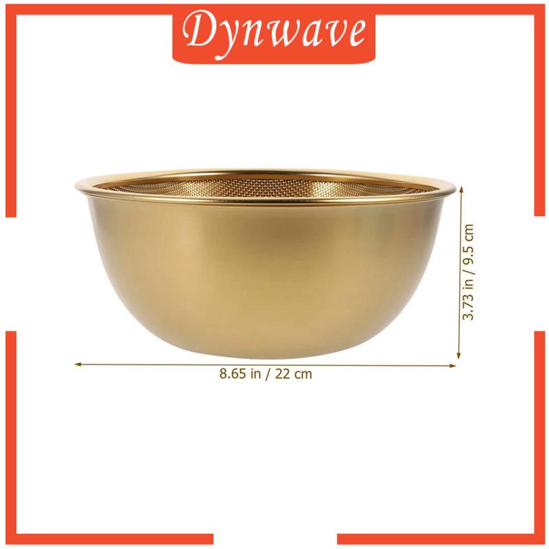 Rổ Bằng Thép Không Gỉ Dùng Trộn Trái Cây Tiện Dụng