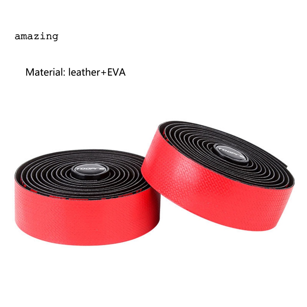 1 Bộ Băng Quấn Tay Lái Xe Đạp Giả Da Co Giãn Họa Tiết Hình Học Màu Gradient