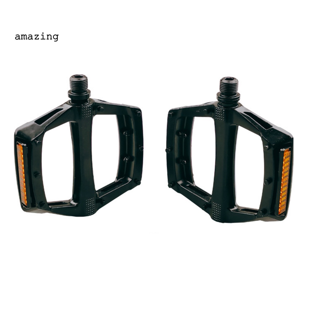 Bộ 2 Bàn Đạp Xe Đạp Hình Tam Giác Bằng Hợp Kim Nhôm Có Phản Quang