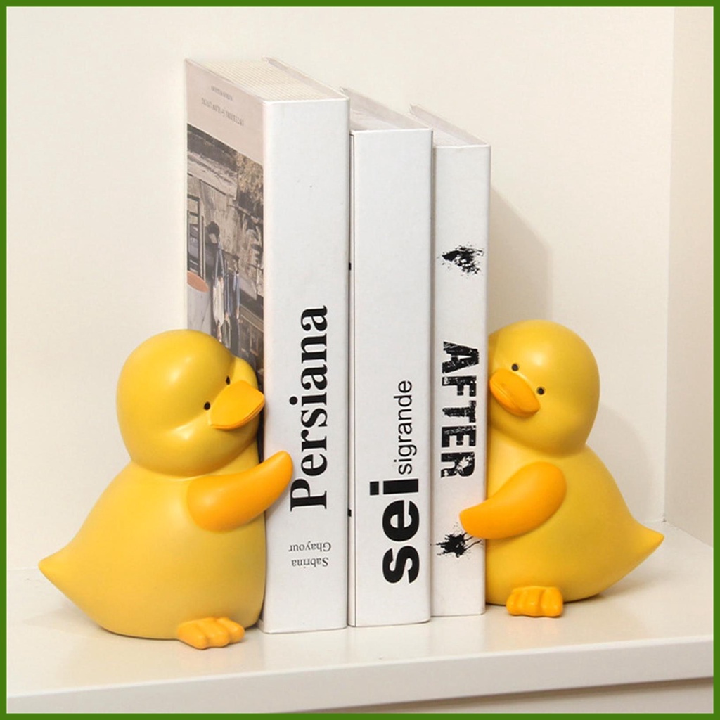 Nút Chặn Sách Hình Vịt Ôm Nhau Bằng Nhựa Resin Dễ Thương Sáng Tạo