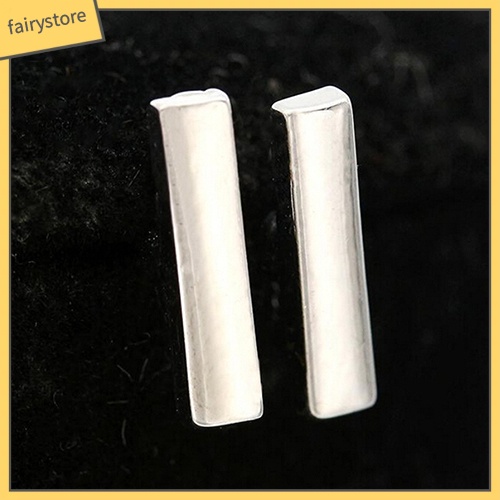 1 Đôi Bông Tai Hình Chữ Nhật Nhỏ Đơn Giản Phong Cách Punk Thời Trang Cho Nữ 1 Cặp