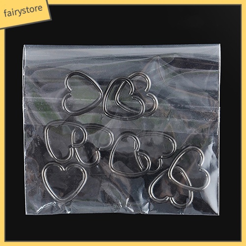 10 Khuyên Xỏ Sụn Tai Bằng Thép Không Gỉ Hình Trái Tim / Ngôi Sao