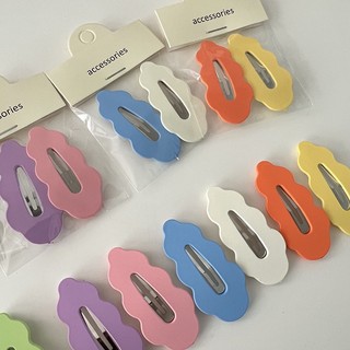 Set 2 Kẹp Tóc Nhiều Màu Dễ Thương