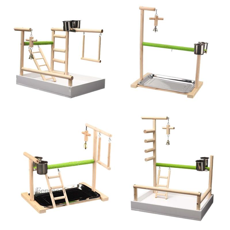 1 Thanh Gỗ Đồ Chơi Nhiều Màu Sắc Cho Chim Vẹt Đứng