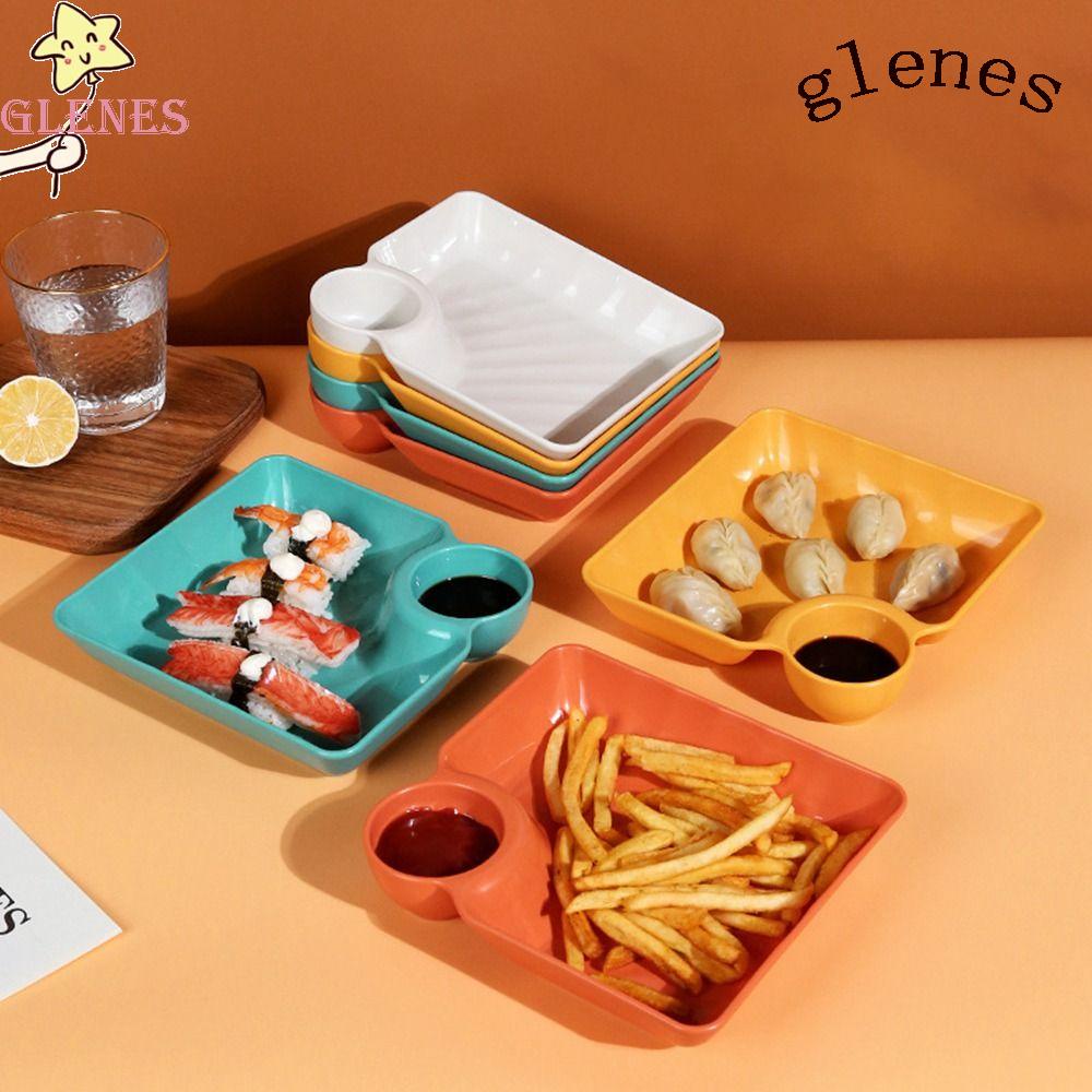 1 Khay Đựng Bánh Bao / Giấm Chia Ngăn Hình Vuông Cỡ Lớn Tiện Dụng