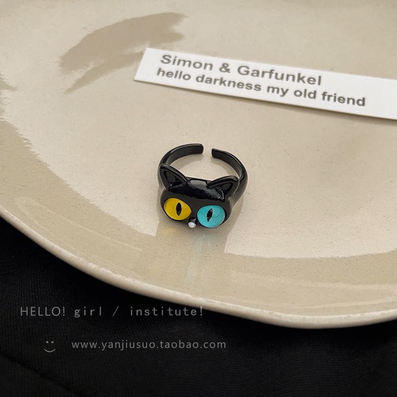 Nhẫn Hình Mèo Dễ Thương Thời Trang 2023 Cho Bé Gái