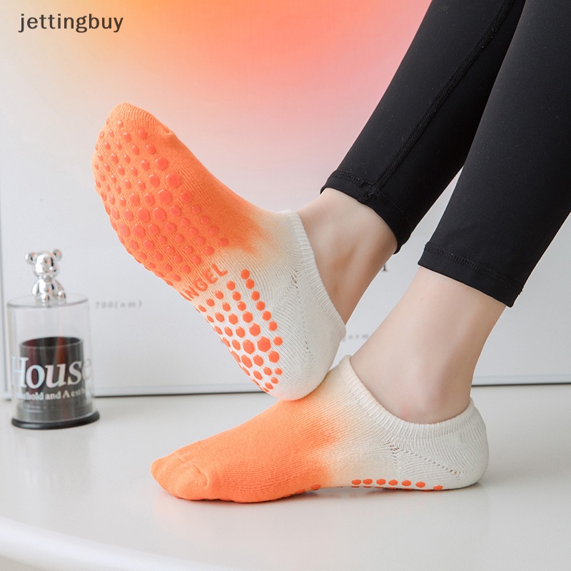 Vớ Cotton Màu Nhuộm Gradient Chống Trượt Thoáng Khí Thời Trang Cho Trẻ Em